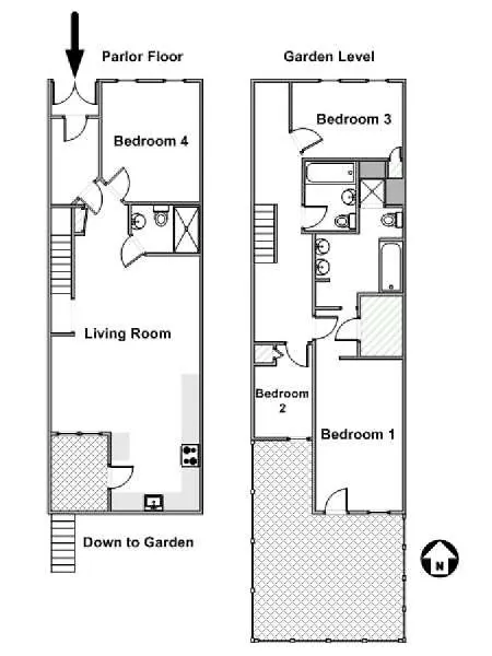 בית אירוח ניו יורק 2 Bedrooms With A Private Bathroom In Lovely Home ארצות הברית